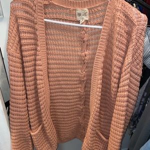 Peach sweater